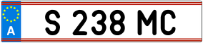 Truck License Plate